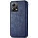 Шкіряний чохол книжка GETMAN Cubic (PU) для Xiaomi Poco X5 5G / Redmi Note 12 5G Синій 269037 фото 2