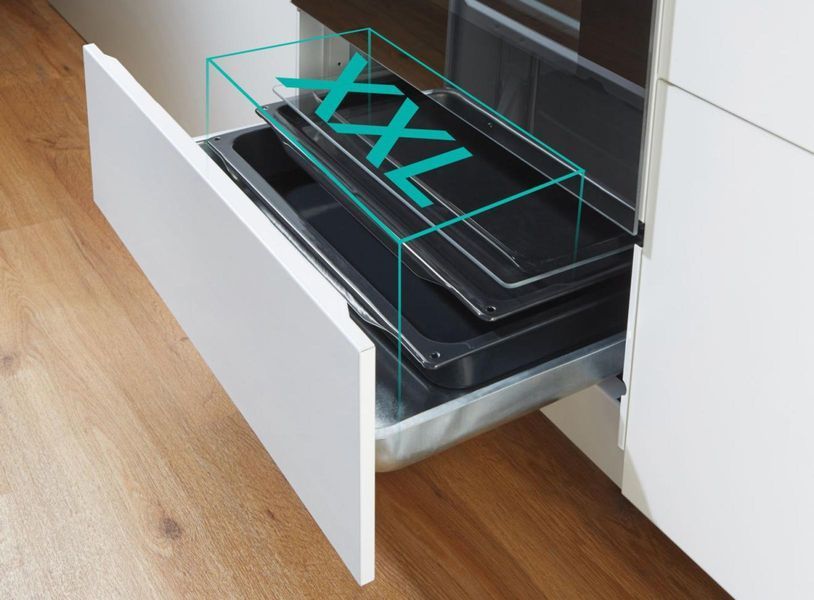 Плита Gorenje електрична склокерамічна, 70л, 50x60см, дисплей, програматор, сірий (GEC5C41SG) 374404 фото