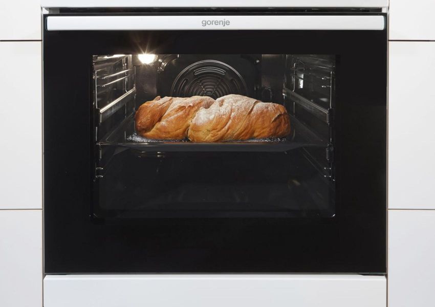 Плита Gorenje електрична склокерамічна, 70л, 50x60см, дисплей, програматор, сірий (GEC5C41SG) 374404 фото