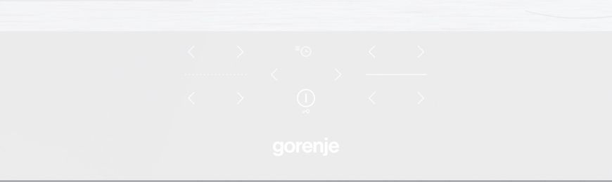 Варильна поверхня Gorenje індукційна, 60см, TouchControl, PowerBoost, блокування, білий (GI6421SYW) 367110 фото