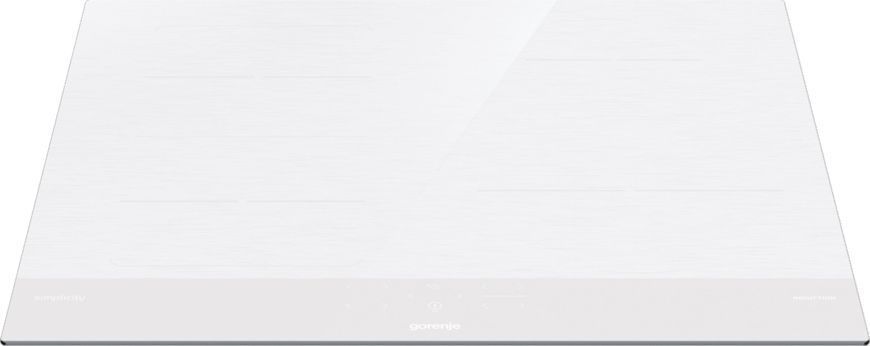 Варильна поверхня Gorenje індукційна, 60см, TouchControl, PowerBoost, блокування, білий (GI6421SYW) 367110 фото