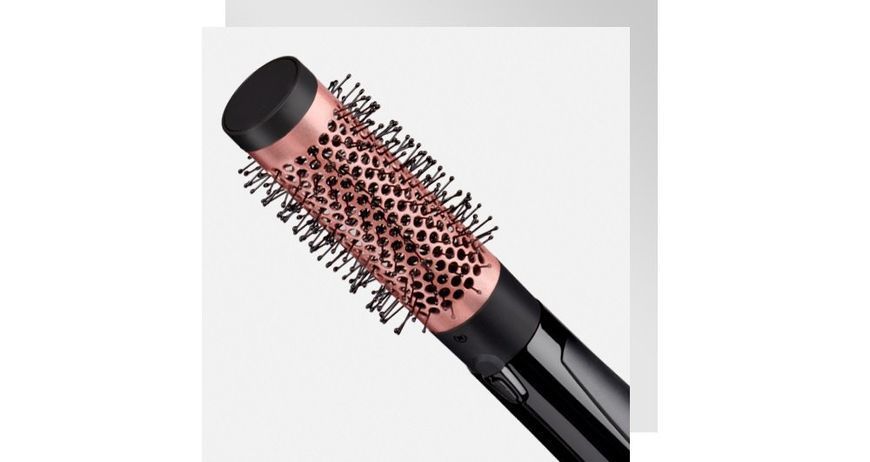 Фен-щітка Babyliss, 1000Вт, 2 режими, іоніз-я, хол. обдув, кераміка, чорний (AS126E) 366637 фото