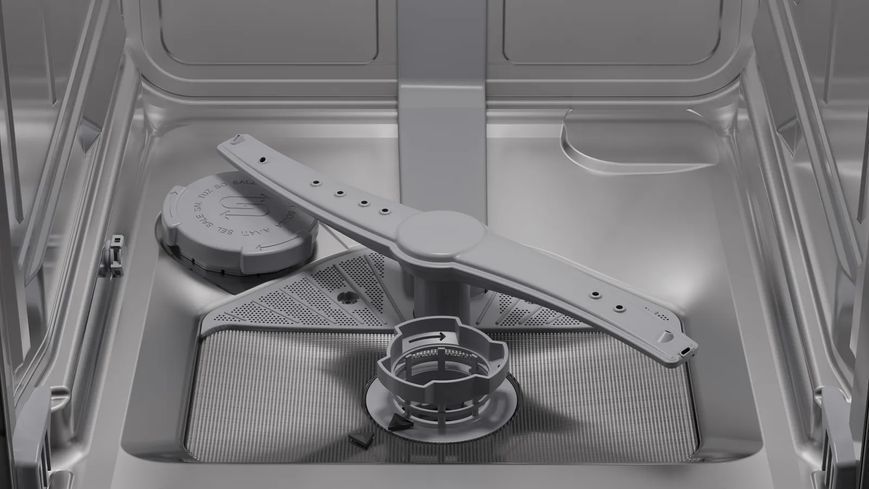 Посудомийна машина Bosch вбудована, 10компл., A+, 45см, дисплей, 3й кошик, білий 390000 фото