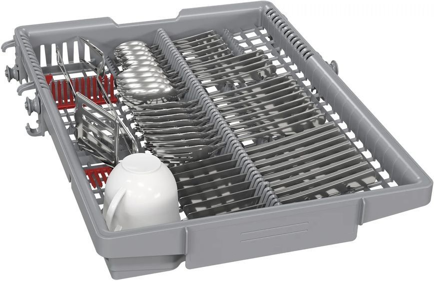Посудомийна машина Bosch вбудована, 10компл., A+, 45см, дисплей, 3й кошик, білий 390000 фото