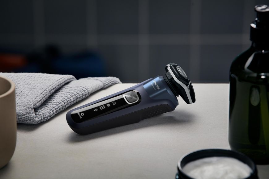 Бритва електр. Philips роторна Series 5000, 9Вт, бритв.головок-3, Li-Ion, сух.+волог., тример, синій (S5885/10) 368803 фото