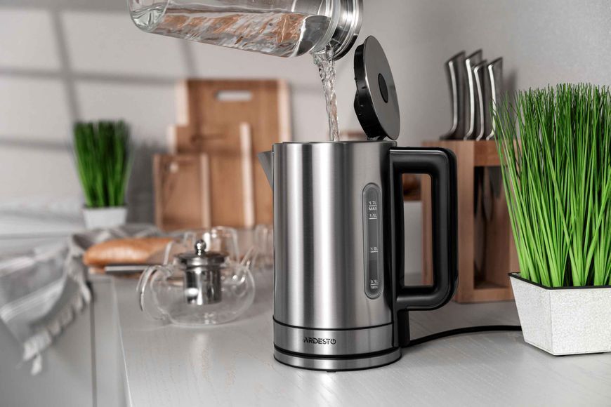 Електрочайник Ardesto Steel Collection 1.7л, Strix, метал, сріблястий (EKL-FD700SS) 368744 фото