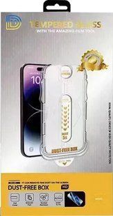 Захисне скло iPhone 14 Pro/15/16 DM Dust-Free Box Glass 404009 фото