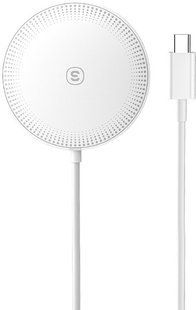 Безпровідний Зарядний пристрій ESSAGER Wind 2in1 Wireless Charger 15W (EWXCX-CF02-Z) White 355939 фото