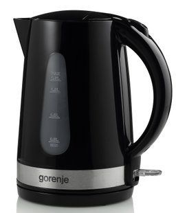 Електрочайник Gorenje, 1,7л, пластик, чорний (K17BK) 371245 фото