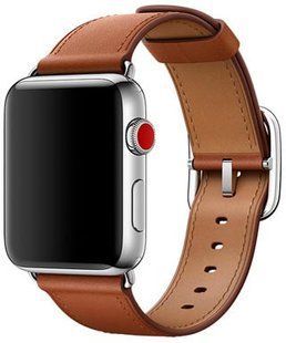 Ремінець Apple Watch 42mm Classic Buckle - MPWT2 Saddle Brown 119939 фото