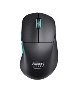 Миша Cherry Xtrfy M64, WL/USB-A, RGB, чорний (CX-M64W-BLACK) 369025 фото
