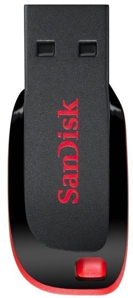 Накопичувач SanDisk 32GB USB 2.0 Type-A Cruzer Blade Чорний (SDCZ50-032G-B35) 375216 фото