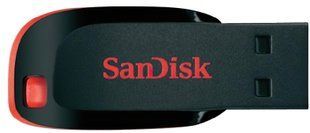 Накопичувач SanDisk 32GB USB 2.0 Type-A Cruzer Blade Чорний (SDCZ50-032G-B35) 375216 фото