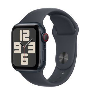 Смарт-годинник Apple Watch SE2 2024 GPS + LTE 44mm Midnight Aluminium Case With Midnight Sport Band M/L MXG23/MXGM3 341275 фото
