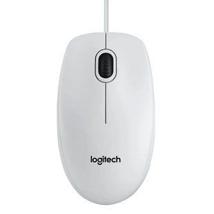 Миша Logitech B100 White (910-003360) 345182 фото