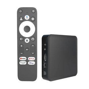 TV Приставка Dcolor GD2 2/32 (Amlogic S905Y4/2Gb/32Gb/Wi-Fi2.4G+5G+100 Mb/USB2.0x2/AV/Mali-G31/HDMI/Bluetooth Пульт Голосове Керування/BT 5.0/Google T 354261 фото