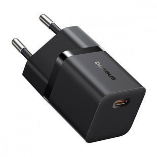 Зарядний Пристрій Baseus GaN5 Mini Fast Charger Type-C 25W (З кабелем Type-C to Type-C 100W 1m) (P10110909113-01) Black 326645 фото