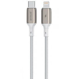 Кабель Proove Dense Metal Type-C to Lightning 27W (2m) (CCDM27002122) white 392534 фото