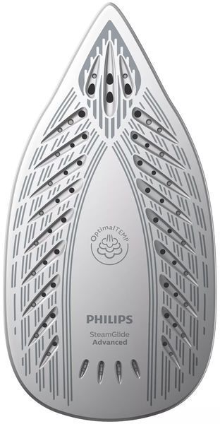 Праска-парогенератор Philips PerfectCare 6000 Series, 2400Вт, 1800мл, паровий удар -600гр, постійна пара - 130гр, нерж. сталь, синьо-золотий (PSG6066/ 373966 фото