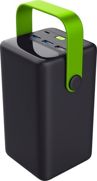 Акумулятор портативний літій-іонний power bank Trust Redoh XXL, 50000мА&middot;год, 3хUSB-A/USB-C, 20W, чорний 363972 фото