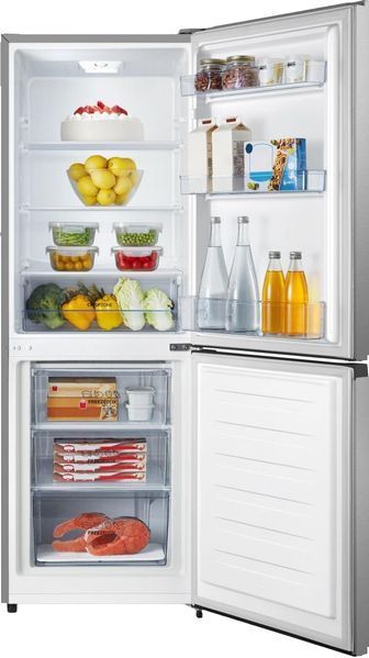 Холодильник з нижн. мороз. камерою Gorenje, 161х55х56см, 2 двері, 160(79)л, А++, механіч. упр. , Зона св-ті, сірий 389367 фото