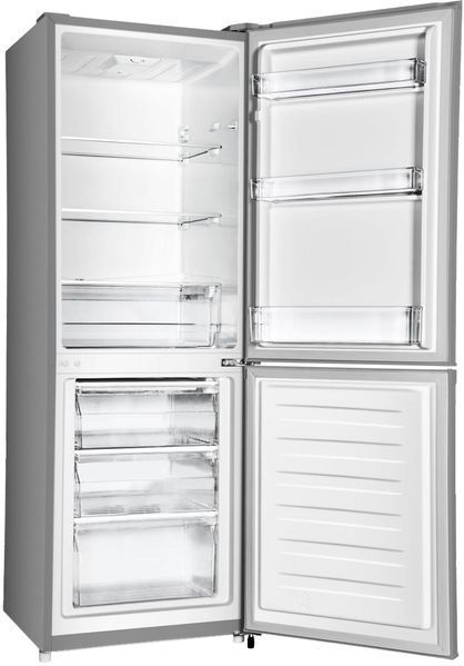 Холодильник з нижн. мороз. камерою Gorenje, 161х55х56см, 2 двері, 160(79)л, А++, механіч. упр. , Зона св-ті, сірий 389367 фото