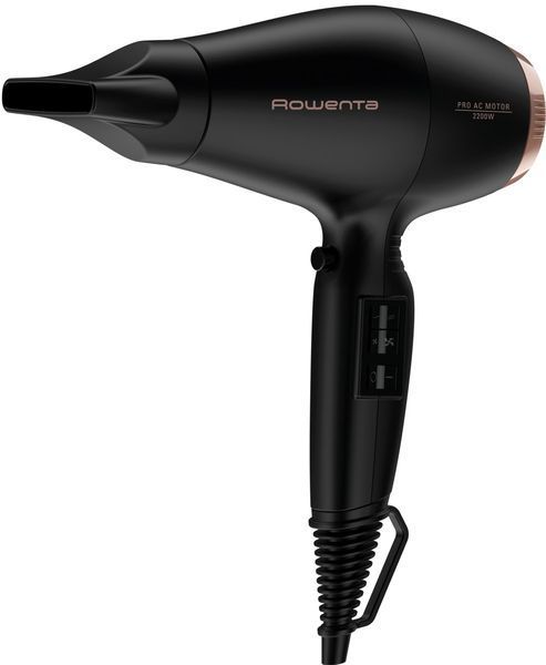 Фен Rowenta Compact PRO+, 2200Вт, 2 режими, дифузор, іоніз-я, хол. обдув, чорний (CV6930F0) 366662 фото