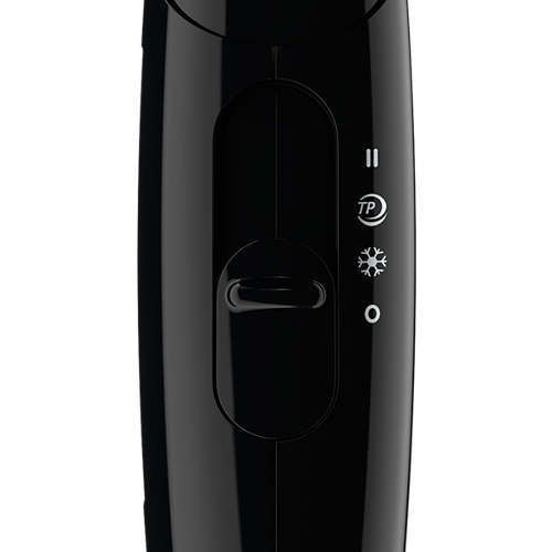 Фен Philips EssentialCare дорожній, 1200Вт, 3 режими, хол. обдув, чорний (BHC010/10) 363052 фото