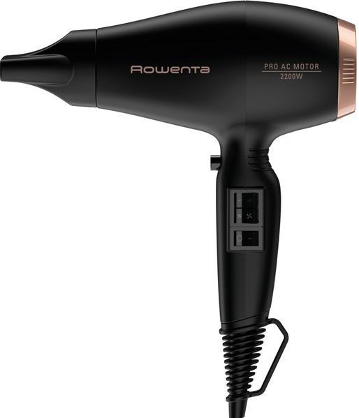 Фен Rowenta Compact PRO+, 2200Вт, 2 режими, дифузор, іоніз-я, хол. обдув, чорний (CV6930F0) 366662 фото