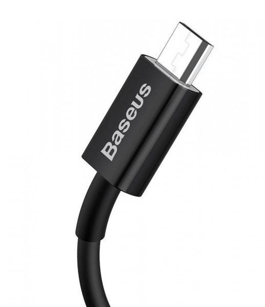 Кабель Baseus Superior Series MicroUSB 2A (CAMYS-01) Black 1m 244344 фото