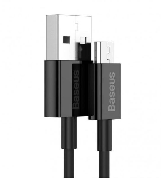 Кабель Baseus Superior Series MicroUSB 2A (CAMYS-01) Black 1m 244344 фото