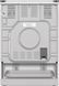 Плита Gorenje комбінована, 71л, 60x60см, дисплей, IconLed, чавун, білий (GK6C5WF) 374406 фото 11