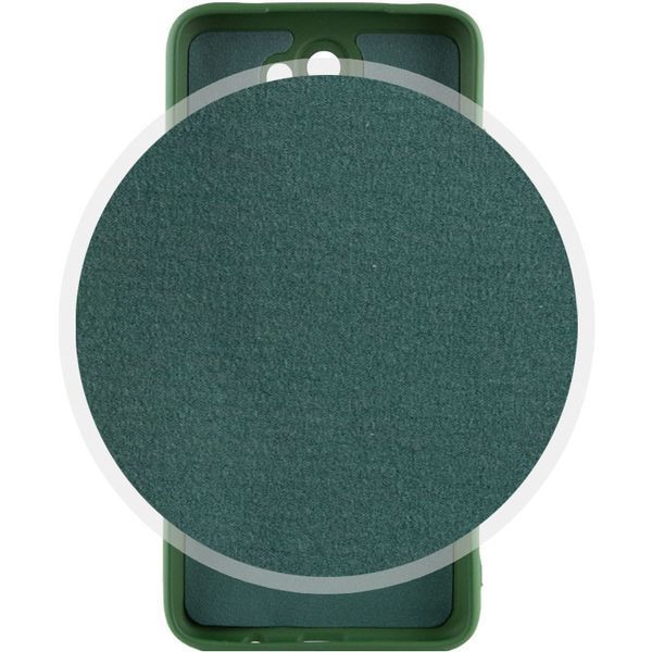 Чохол TPU GETMAN Liquid Silk Full Camera для Xiaomi Redmi Note 8 Pro Зелений / Dark green 323821 фото