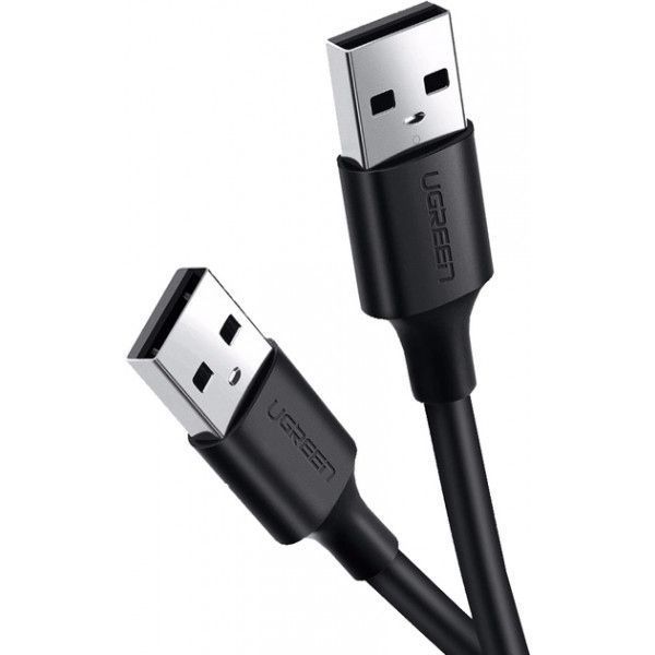 Кабель UGREEN US102 USB 2.0 A Male To A Male Cable 2m Black (10311) 278814 фото