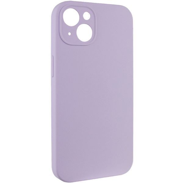 Чехол Silicone Case Full Camera Protective (AA) NO LOGO для Apple iPhone 14 (6.1") Сиреневый / Lilac 288740 фото
