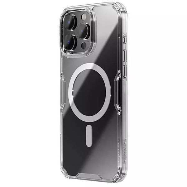 TPU чохол Nillkin Nature Pro Magnetic для Apple iPhone 16 Pro (6.3") Безбарвний (прозорий) 326100 фото