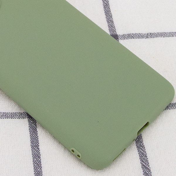 Силиконовый чехол Candy Full Camera для Samsung Galaxy A03s Фисташковый 218395 фото