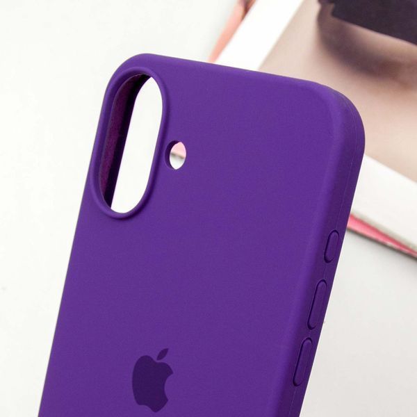 Чохол Silicone Case Full Protective (AA) для Apple iPhone 16 (6.1") Фіолетовий / Amethyst 319334 фото