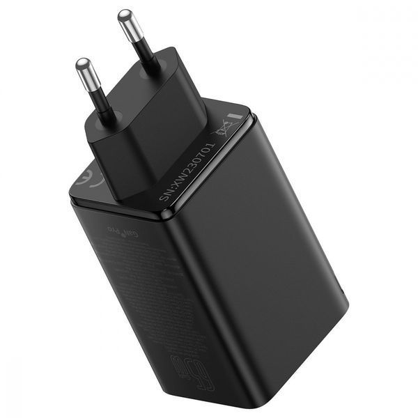 Зарядний Пристрій Baseus GaN6 Pro 65W FC 2xUSB-C | 2xUSB-A (P10162701213-00) White 289551 фото
