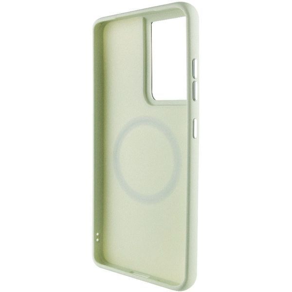 TPU чохол Bonbon Metal Style with MagSafe для Samsung Galaxy S24 Ultra Білий / White 283969 фото