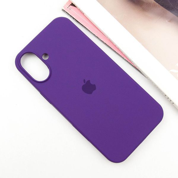 Чохол Silicone Case Full Protective (AA) для Apple iPhone 16 (6.1") Фіолетовий / Amethyst 319334 фото