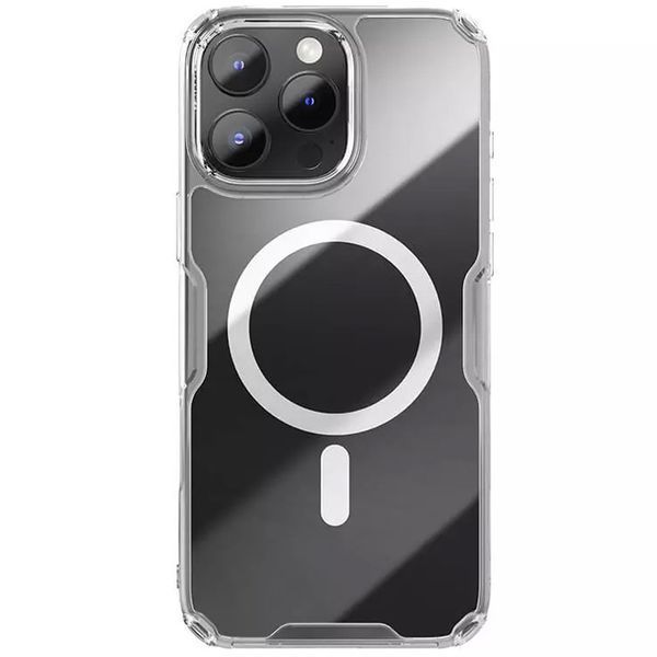 TPU чохол Nillkin Nature Pro Magnetic для Apple iPhone 16 Pro (6.3") Безбарвний (прозорий) 326100 фото