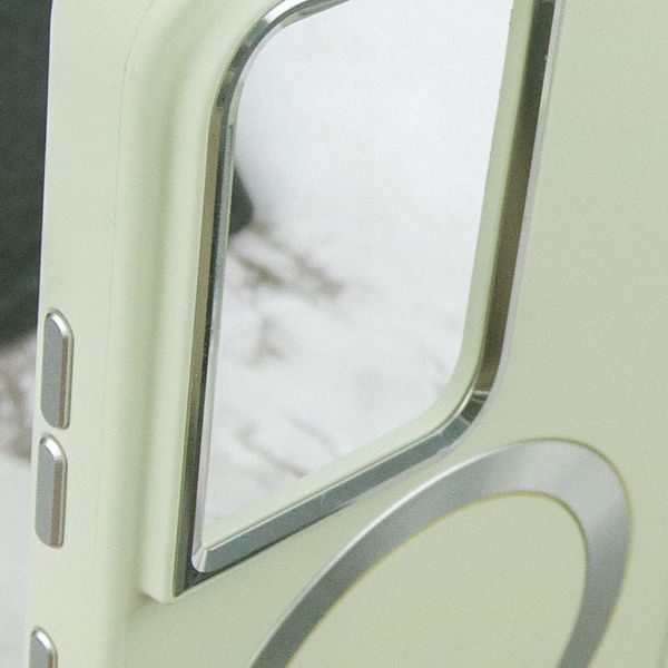 TPU чохол Bonbon Metal Style with MagSafe для Samsung Galaxy S24 Ultra Білий / White 283969 фото