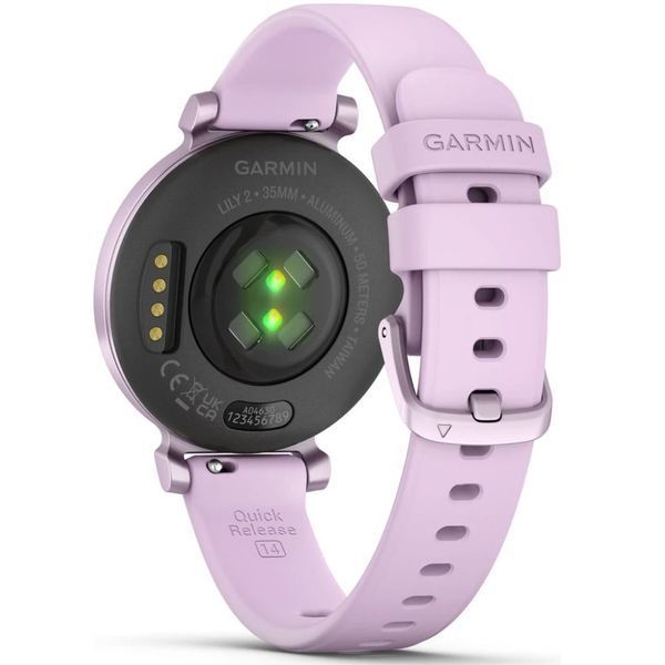 Смарт-годинник Garmin Lily 2 Metallic Lilac with Lilac Silicone Band (010-02839-01) 286500 фото