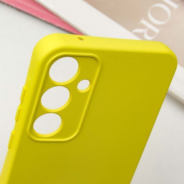 Чохол Silicone Cover Lakshmi Full Camera (A) для Samsung Galaxy S23 FE Жовтий / Flash 283904 фото