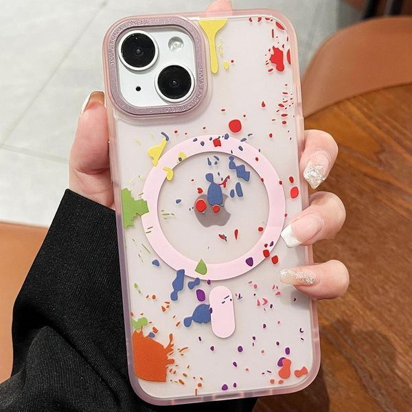 Чохол TPU+PC Flush with MagSafe для Apple iPhone 14 (6.1") Baby pink 312579 фото