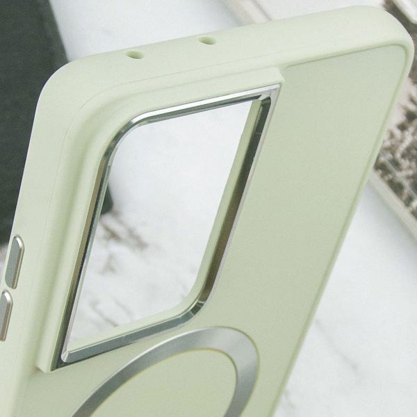 TPU чохол Bonbon Metal Style with MagSafe для Samsung Galaxy S24 Ultra Білий / White 283969 фото