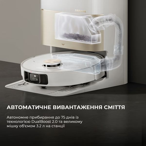 Робот-пилосос Dreame X50 Ultra Complete (RLX85CE-4-WH) White 377786 фото