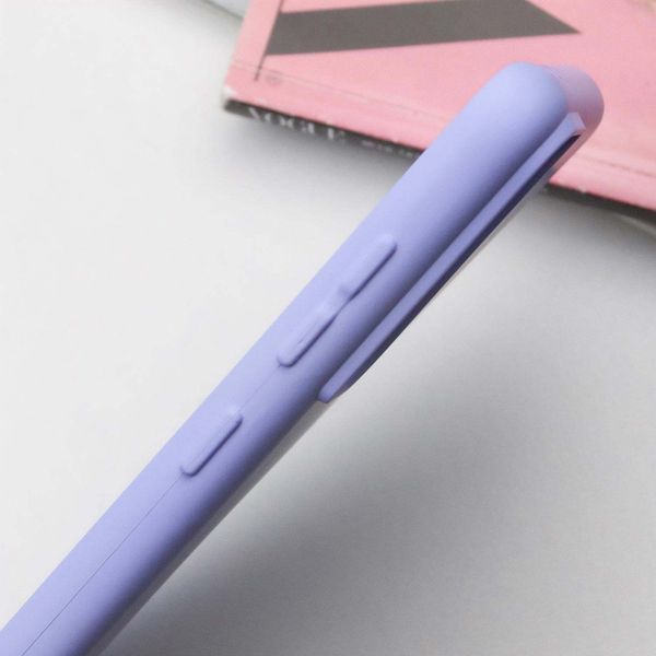 Чохол Silicone Cover Lakshmi Full Camera (AA) для Samsung Galaxy S24 FE Бузковий / Dasheen 323731 фото