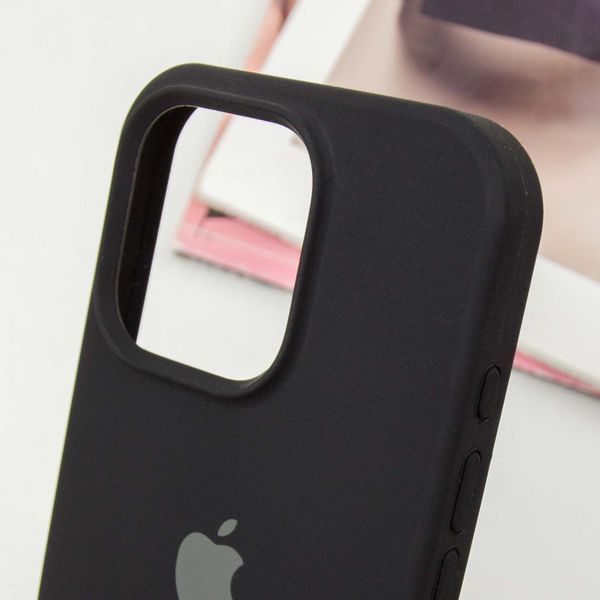 Чохол Silicone Case Full Protective (AA) для Apple iPhone 15 Pro Max (6.7") Чорний / Black 276406 фото